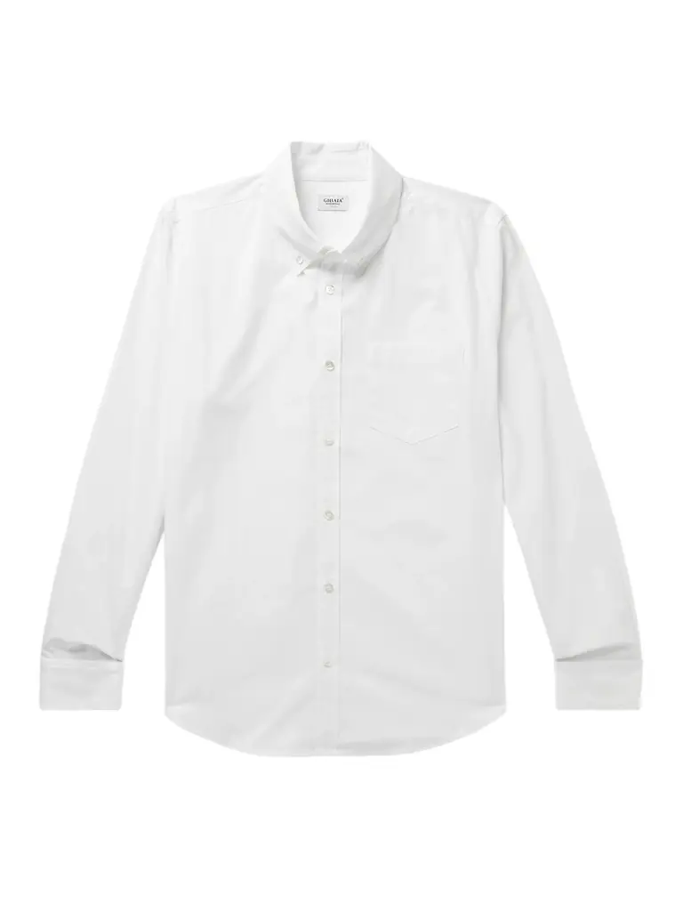 Ghiaia Cashmere Button-Down Collar Cotton-Poplin Shirt - Men - Women's Clothing