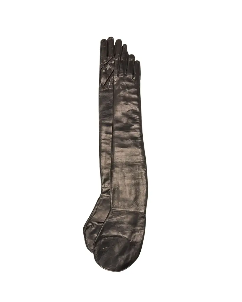 Jil Sander Patent Leather Shoulder Gloves - Women's Accessories