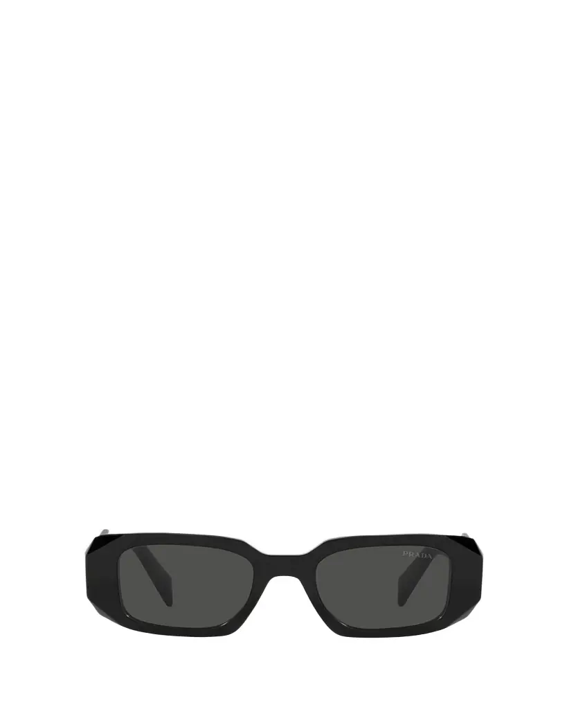 Prada Geometric Rectangle Acetate Sunglasses