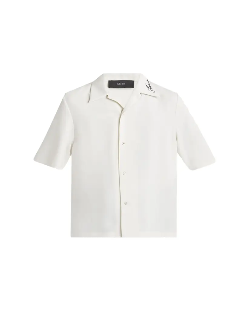 Amiri Men's Brushed Polyester Camp Shirt