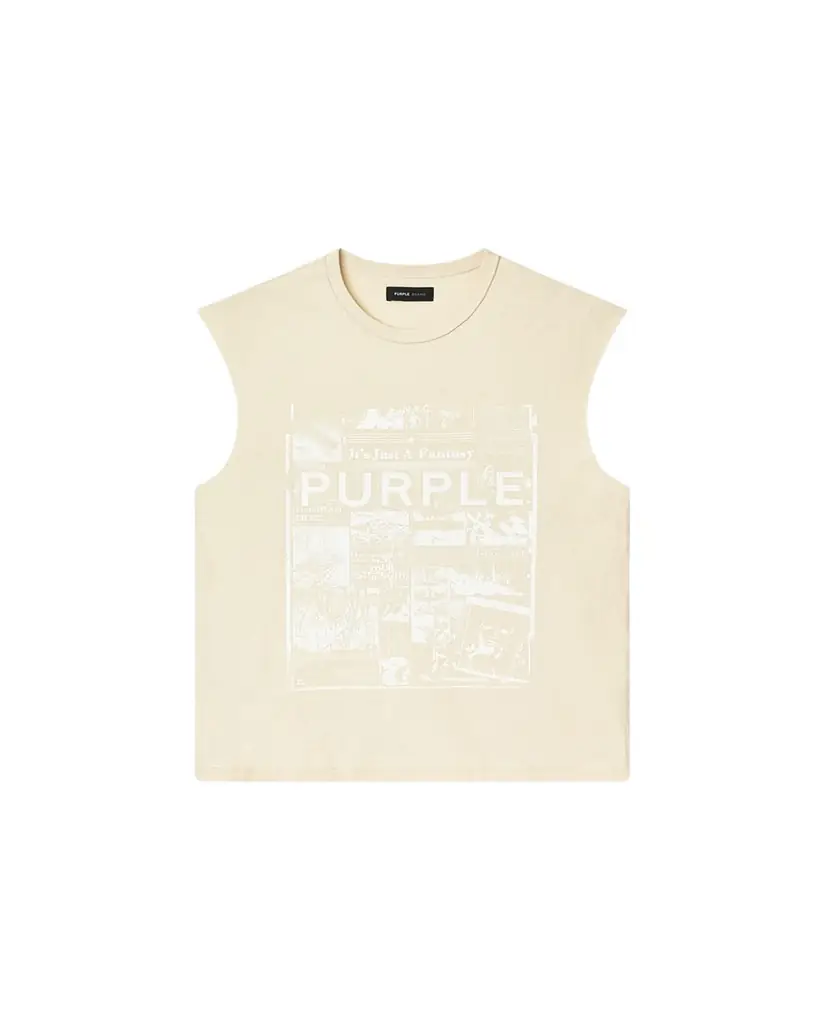 PURPLE Men's Textured Muscle T-Shirt - Women's Clothing