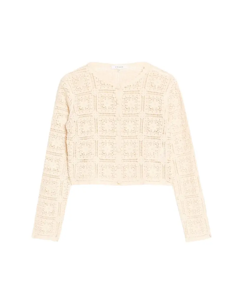 FRAME The Crochet Cardigan