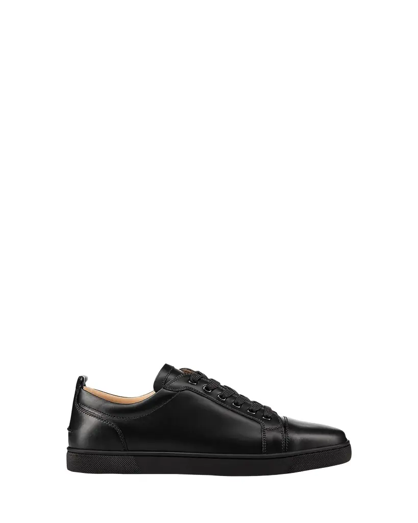 Christian Louboutin Men's Louis Junior Leather Low-Top Sneakers