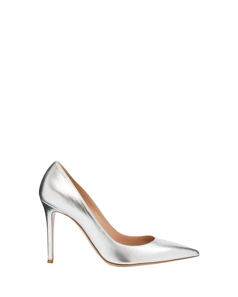 Gianvito Rossi 105mm Gianvito Metallic Leather Pumps