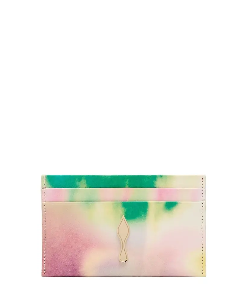 Christian Louboutin Bettina Card Holder in Tie Dye Leather