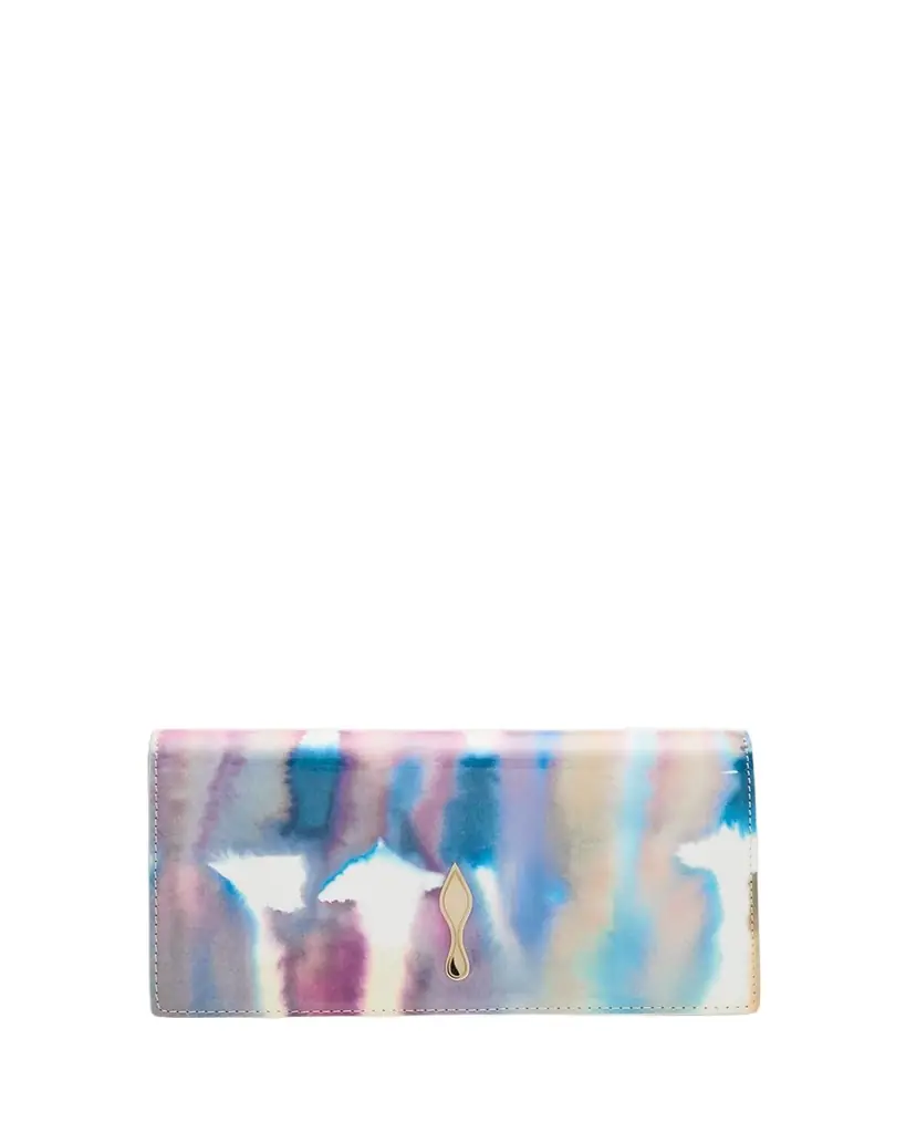 Christian Louboutin Bettina Tie Dye Wallet on Chain in Leather
