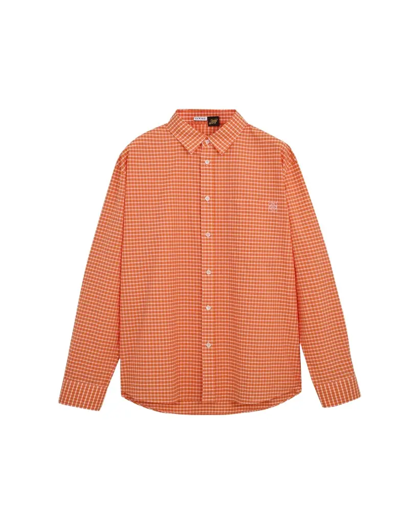 Loewe x Paula's Ibiza Men's Gingham Button-Down Shirt