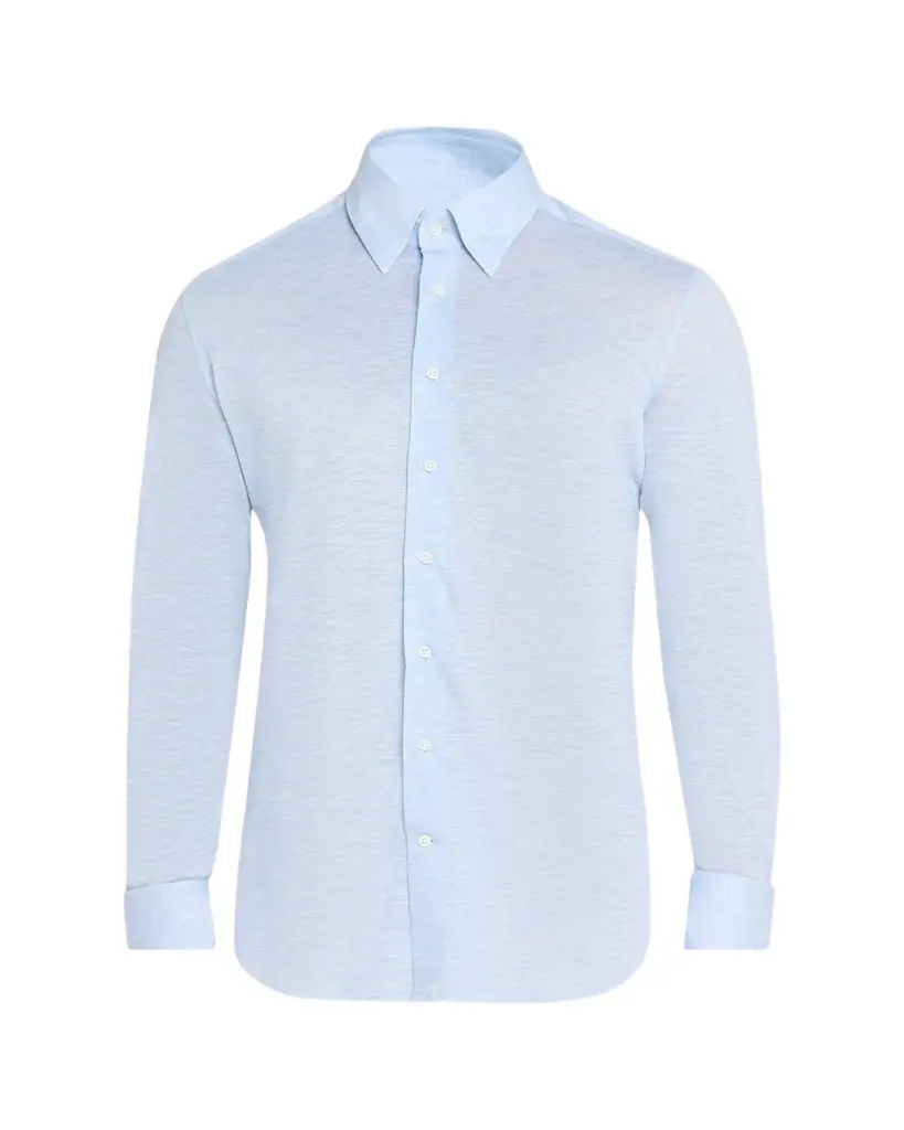Bergdorf Goodman Men's Cotton Pique Jersey Dress Shirt - Women's Clothing