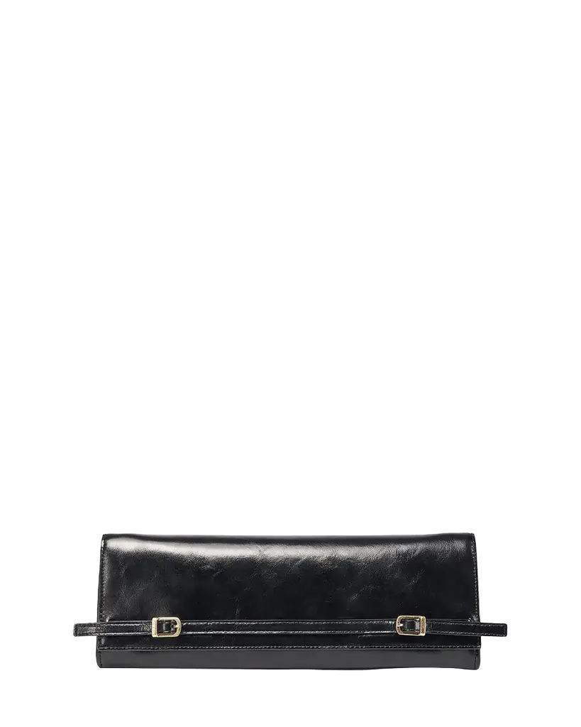 SIMKHAI River Leather East-West Moto Clutch Bag - Women's Bags