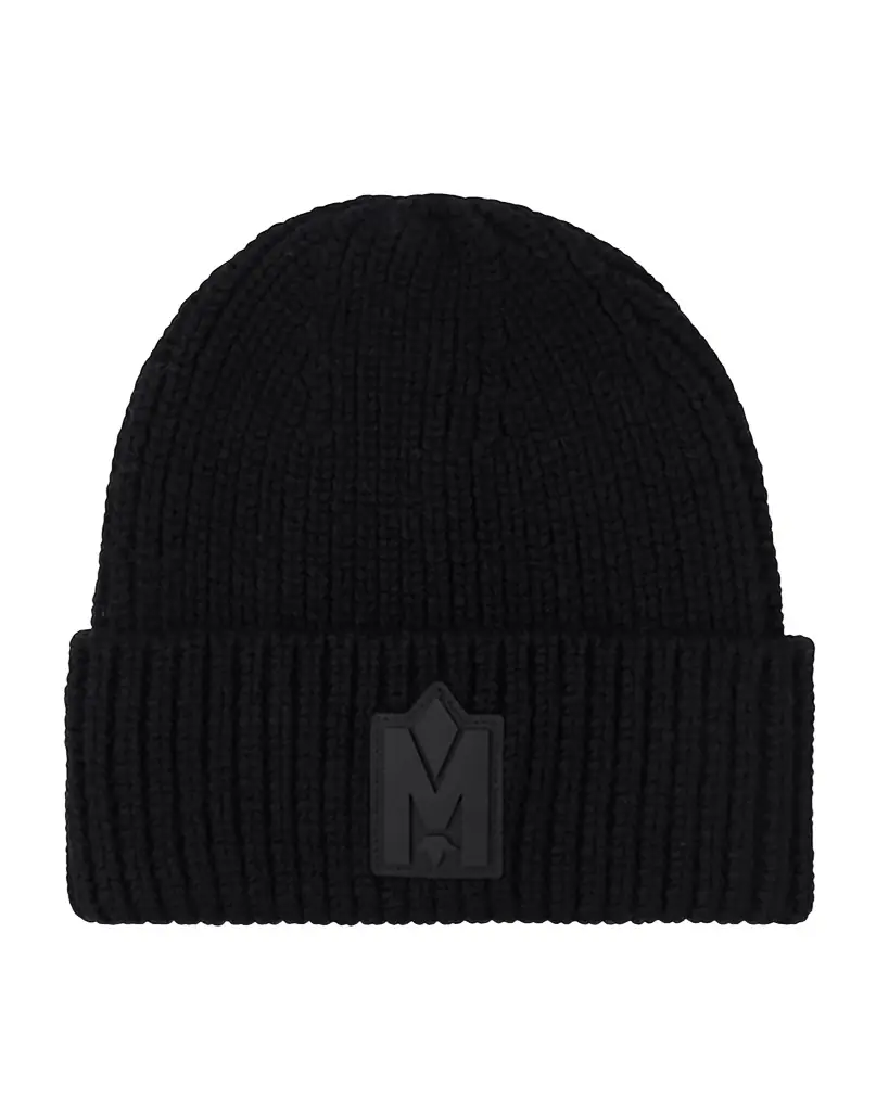 Mackage Men 's M-Logo Patch Beanie Hat - Women's Accessories