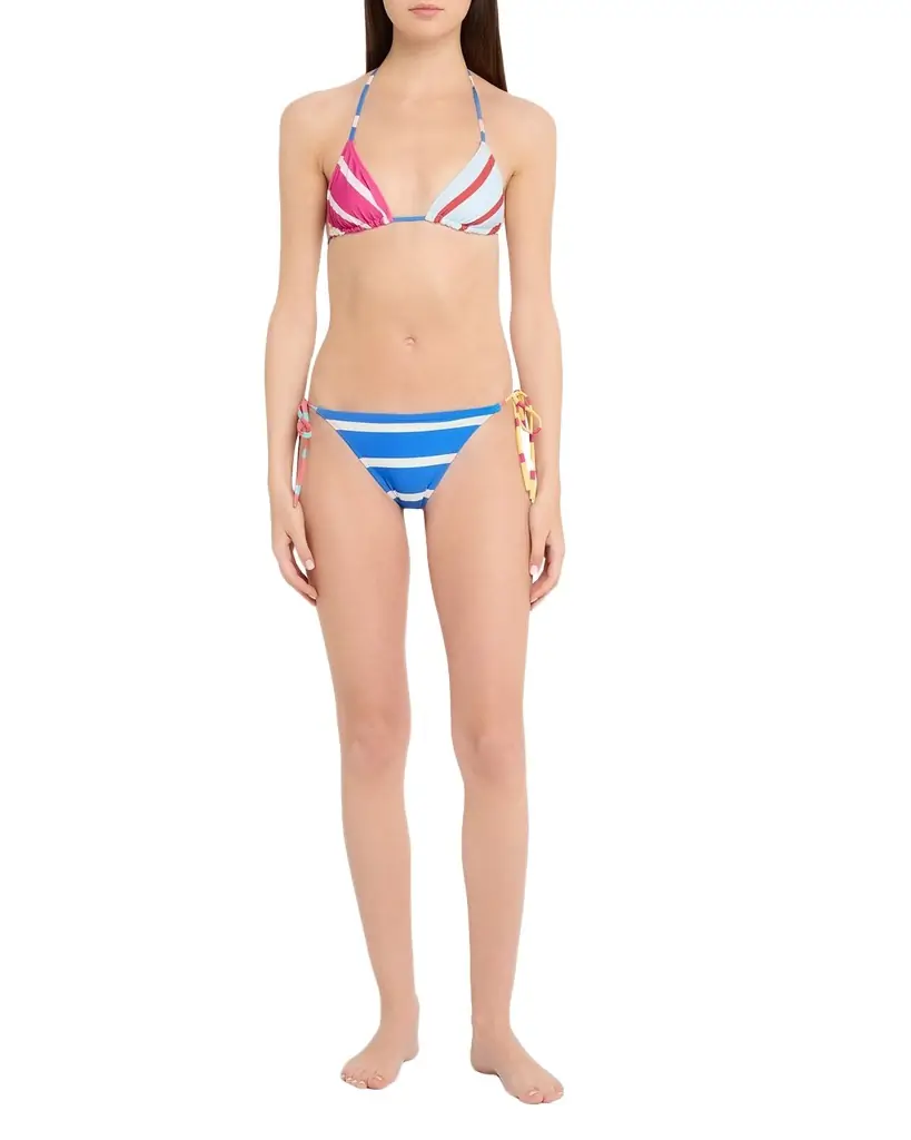 Solid and Striped The Iris Colorblock Stripe Bikini Bottoms