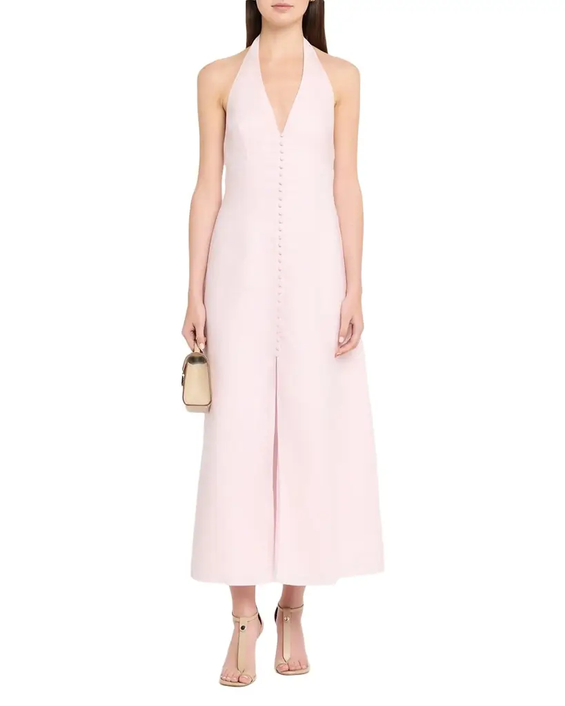 LoveShackFancy Lovis Linen Maxi Dress
