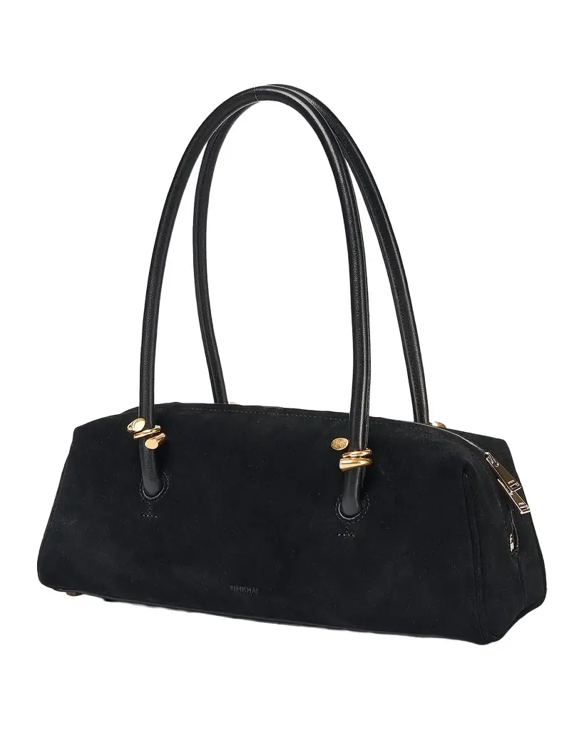 SIMKHAI Devon Suede Shoulder Bag