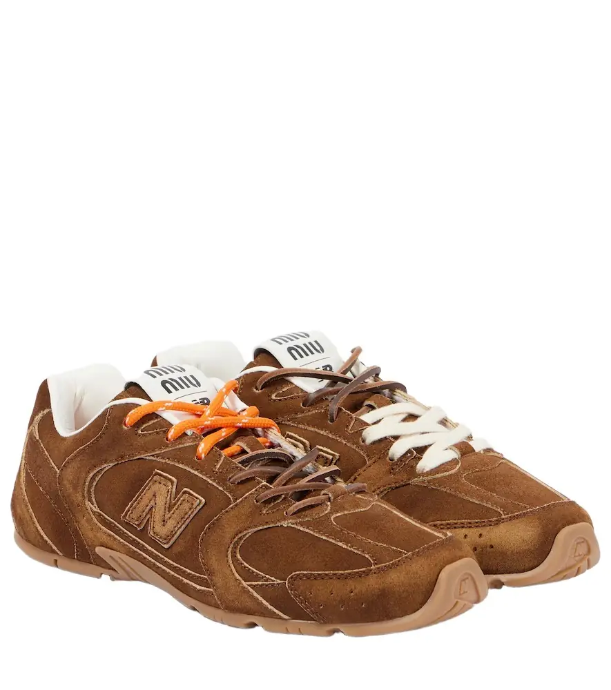 Miu Miu x New Balance 530 SL suede sneakers
