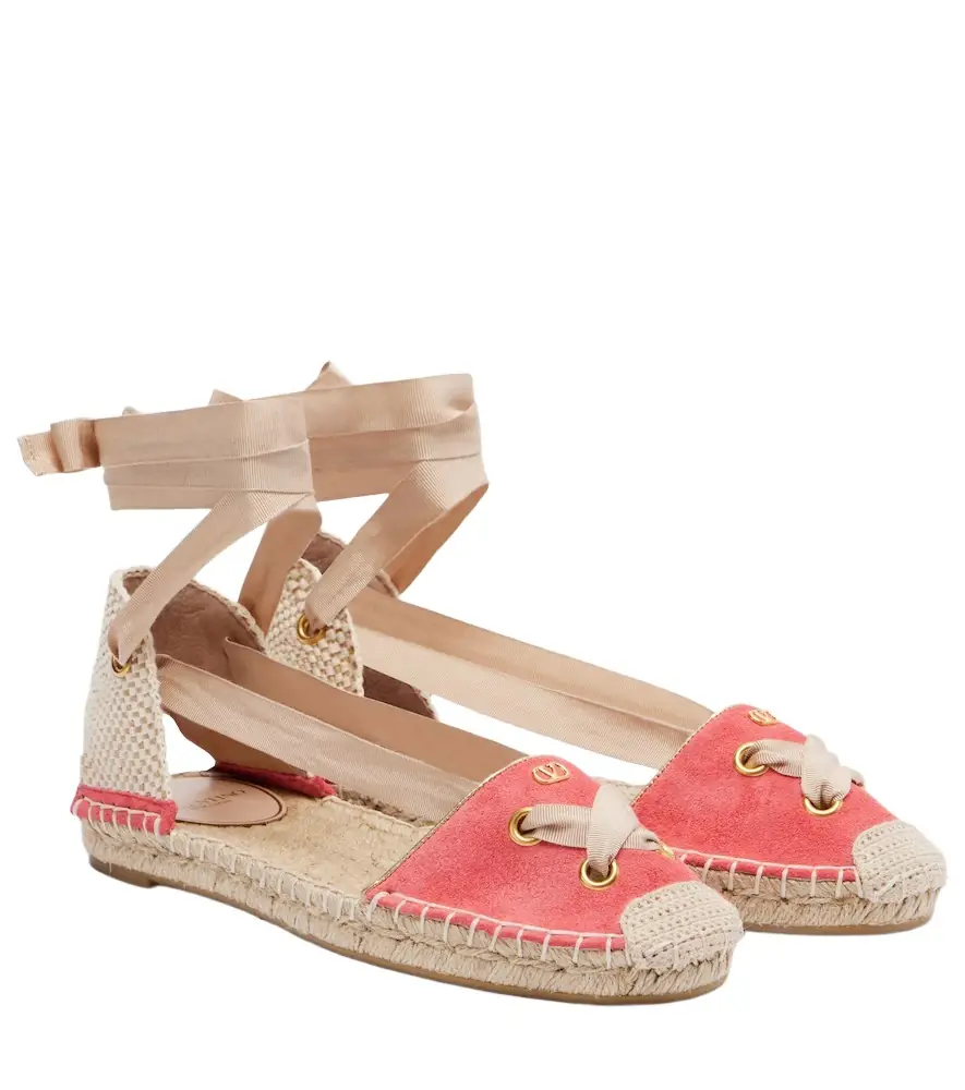 Valentino Garavani Resort suede espadrilles