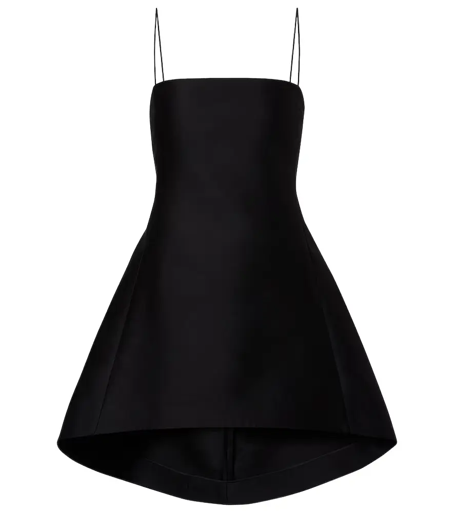 Balenciaga Wool and silk minidress