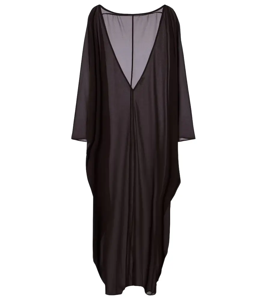 Staud Nour chiffon beach dress