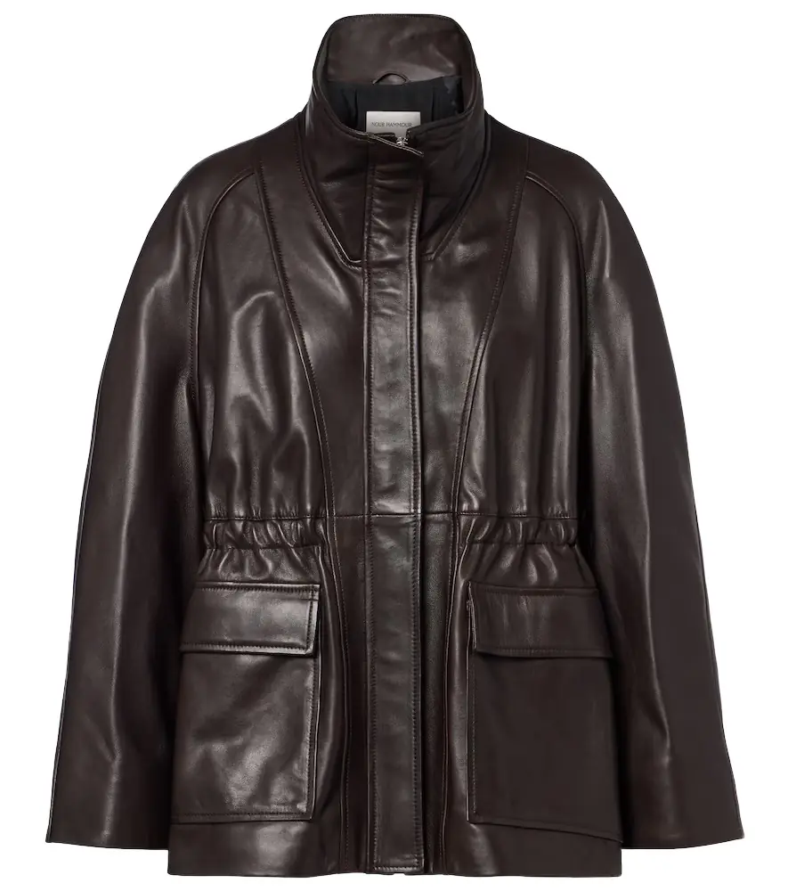 Nour Hammour Quai leather jacket