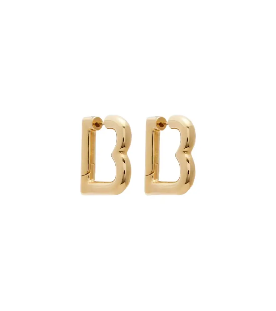 Balenciaga Eisa B hoop earrings