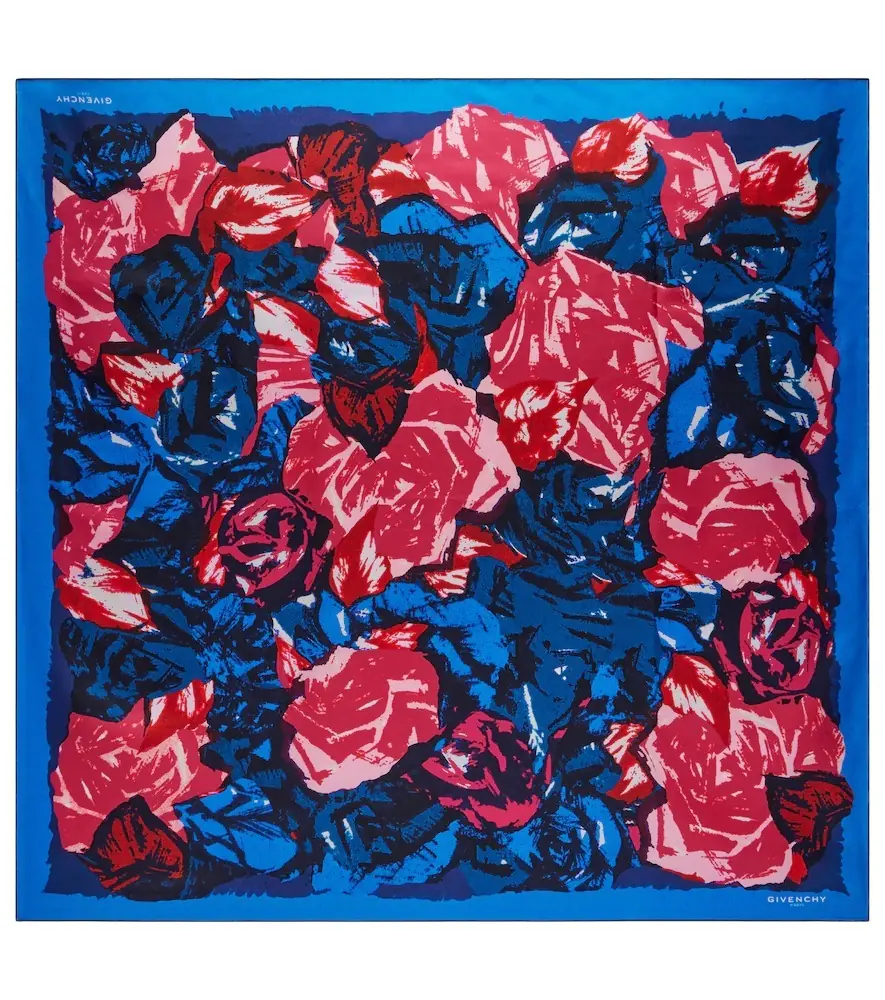 Givenchy Printed silk scarf
