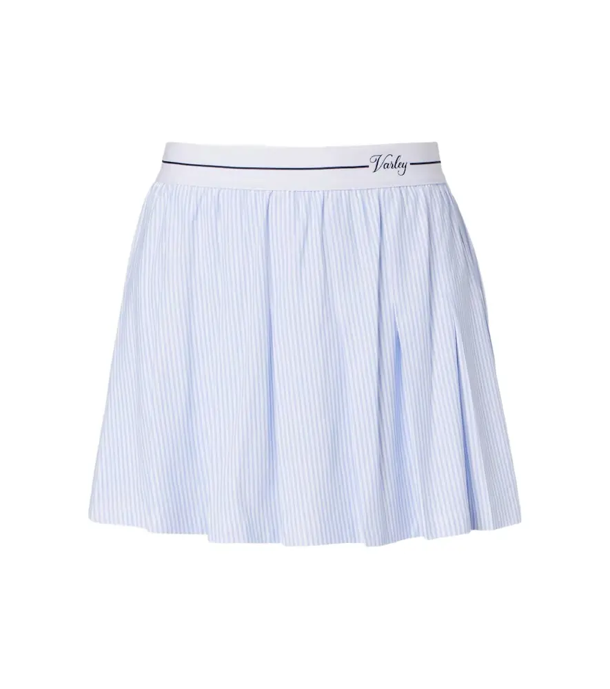 Varley Toyah striped tennis skirt
