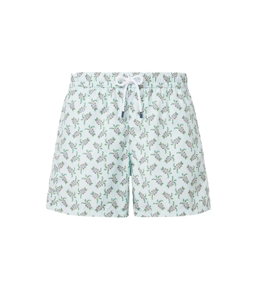 Fedeli Madeira printed swim trunks