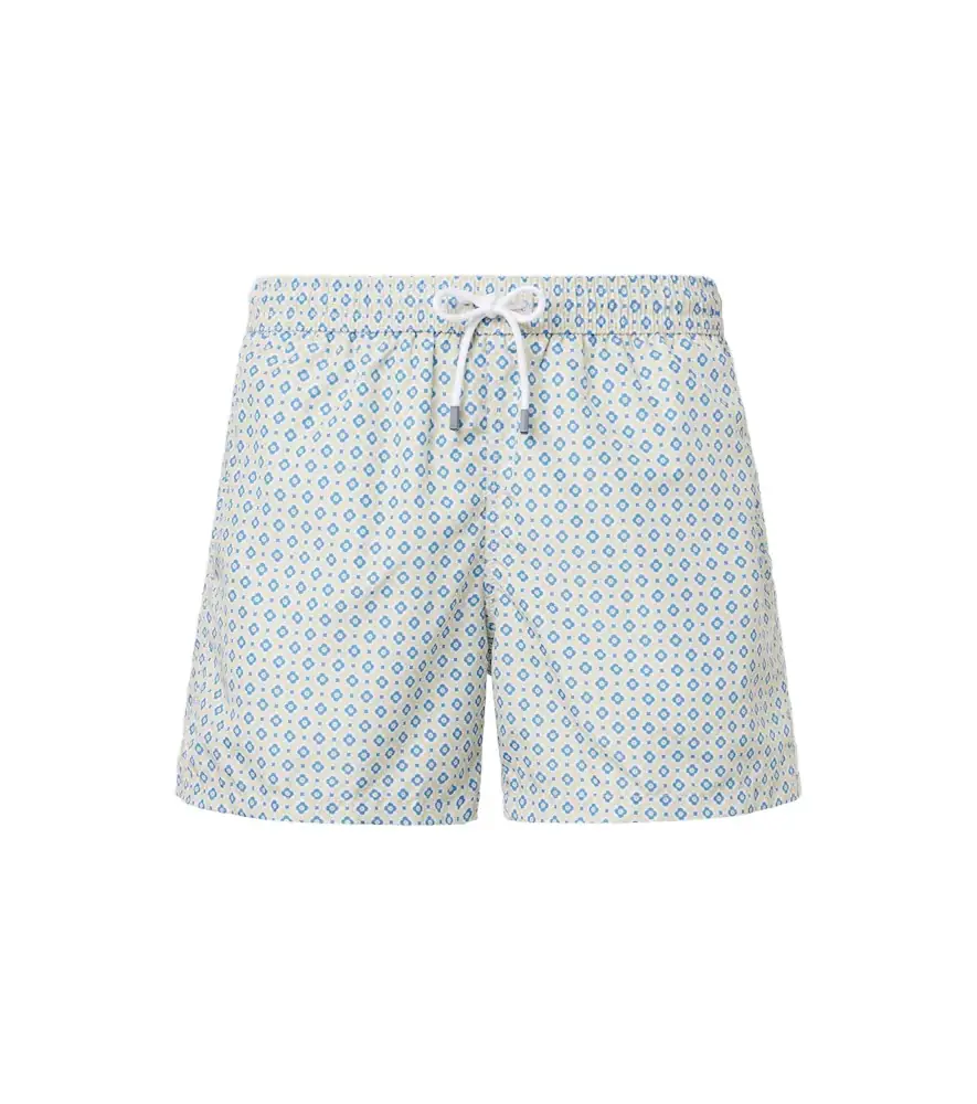 Fedeli Madeira printed swim trunks