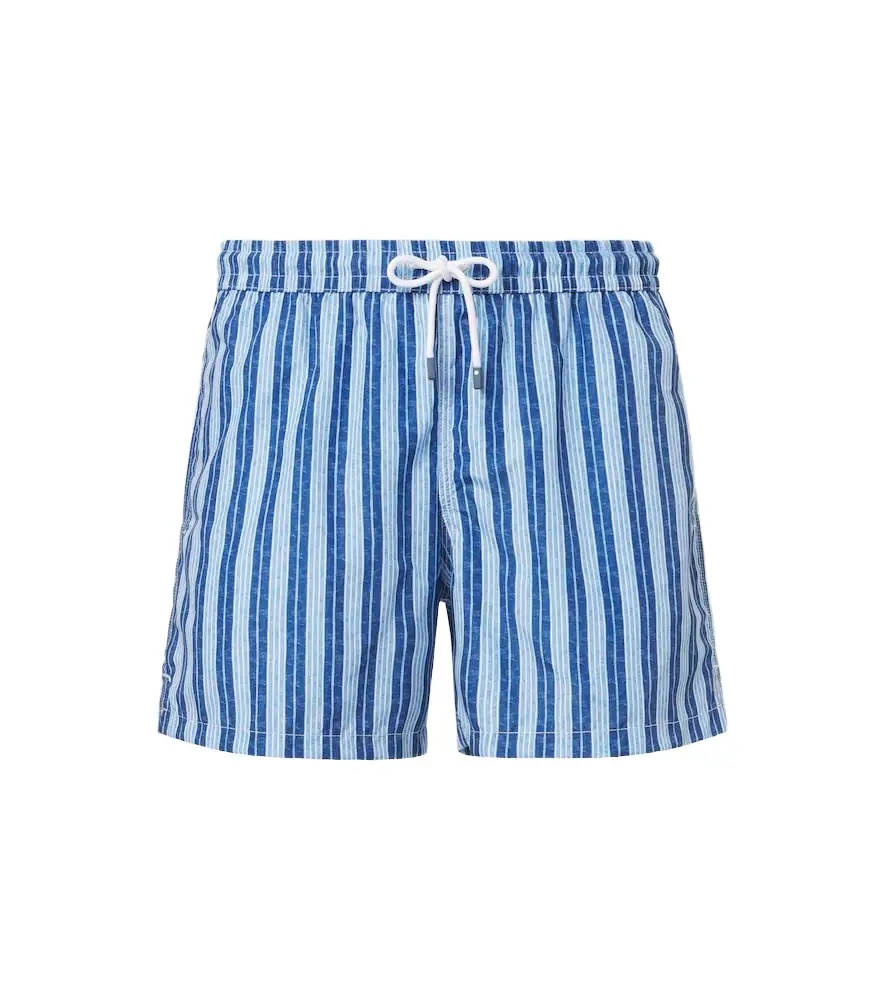 Fedeli Madeira striped swim trunks