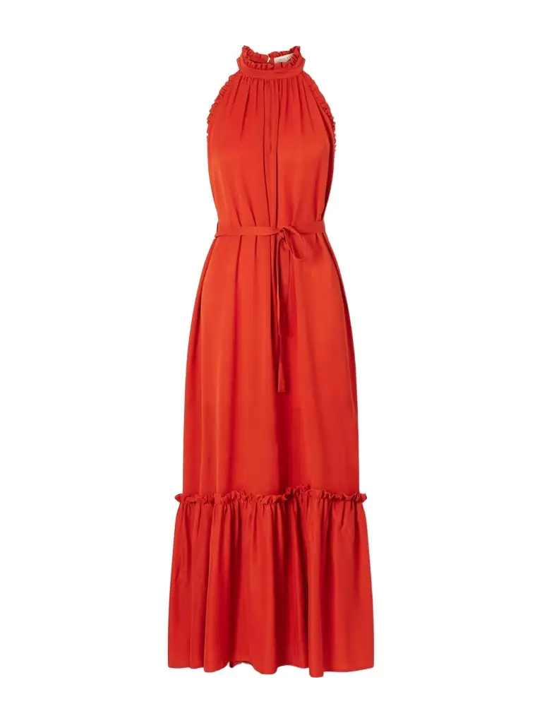 Giuliva Heritage May Silk Crepe Maxi Dress