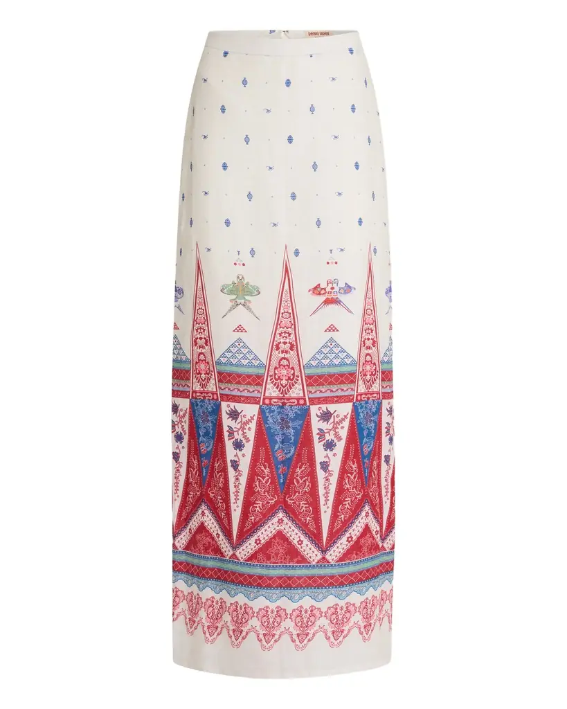 Emporio Sirenuse Laurelle Skirt in Kites Print