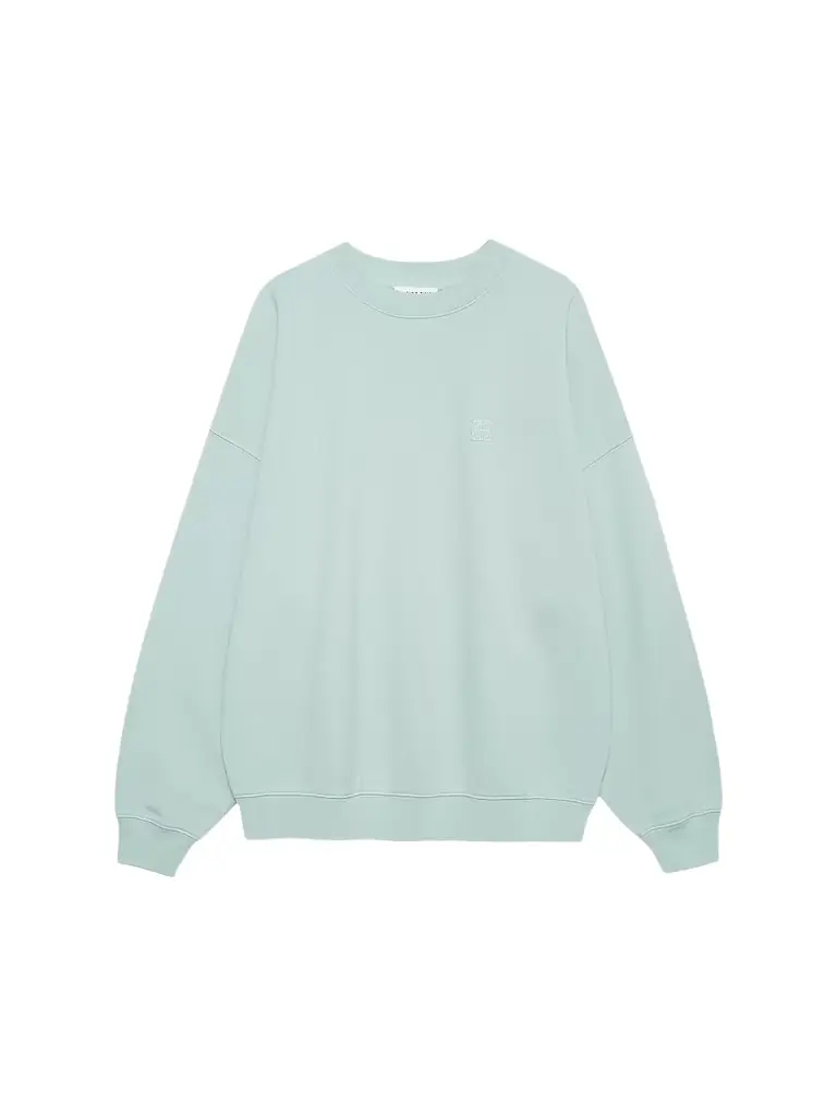 Anine Bing Women's Miles Cotton Fleece Oversized Sweatshirt - Green