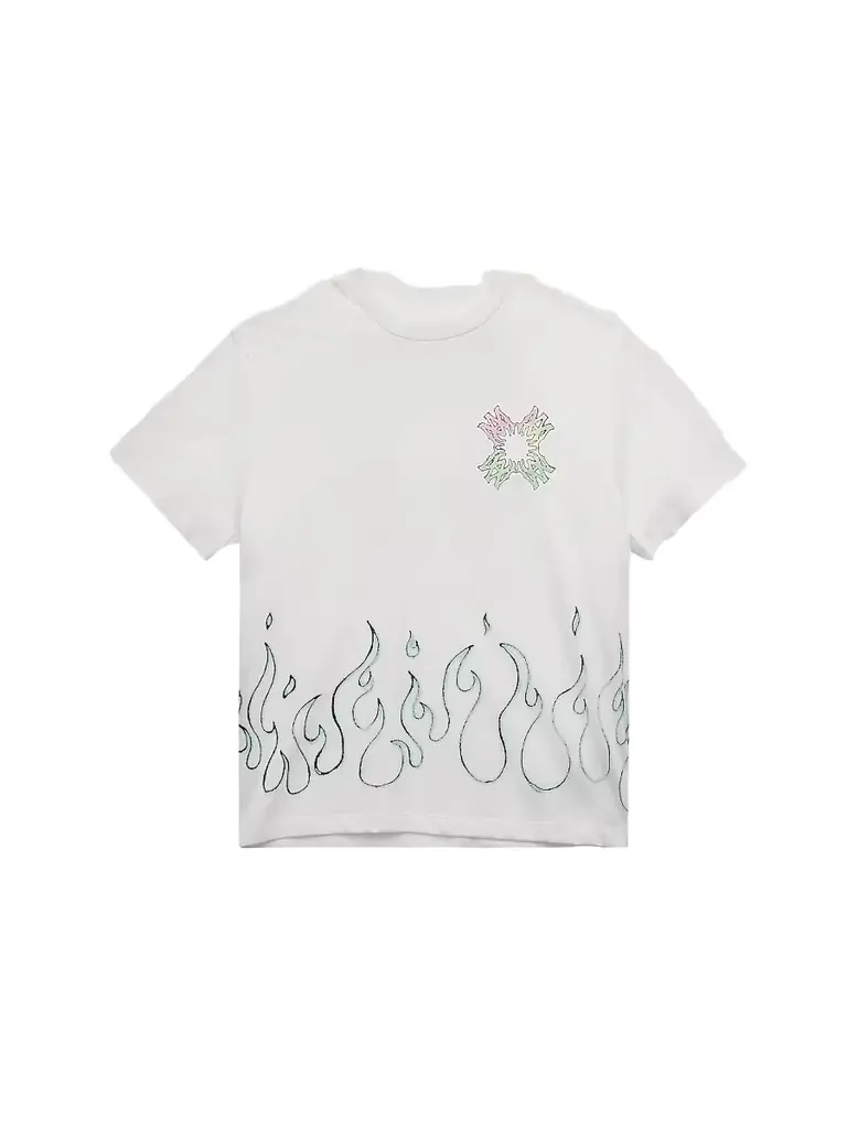 Amiri Little Kid's & Kid's Quad Flames T-Shirt -