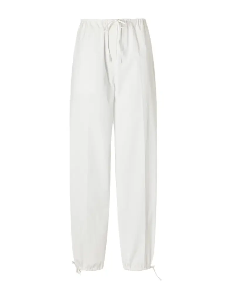 TOTEME Cotton Wide-leg Drawstring Balloon Pants