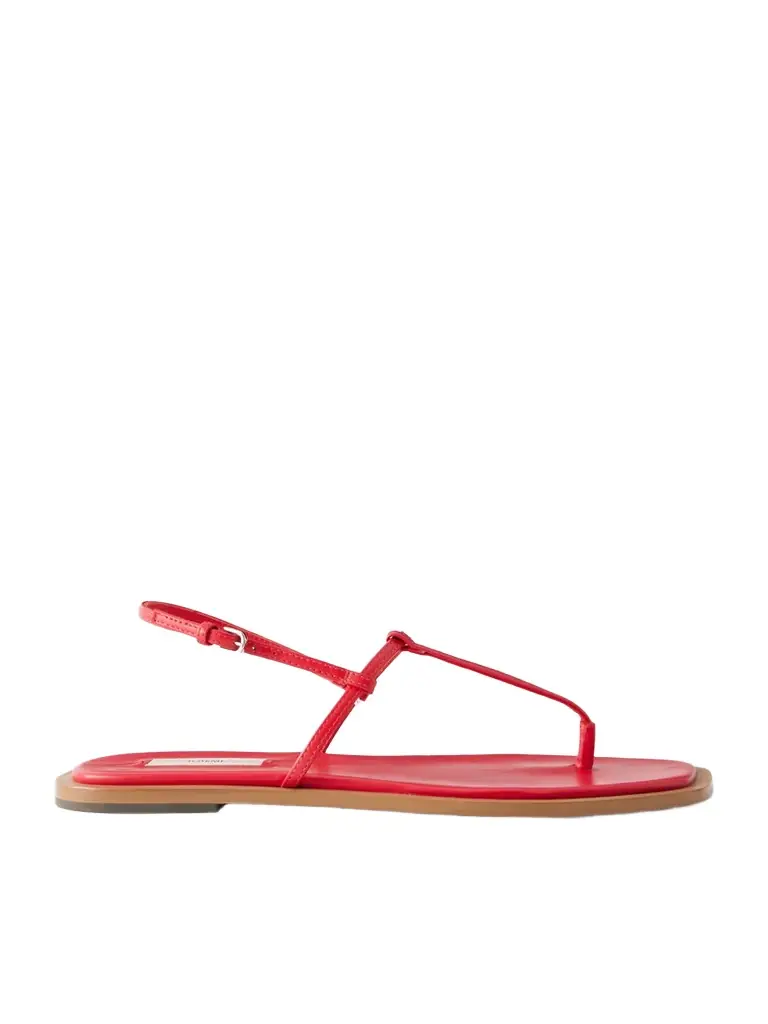 TOTEME T-strap Leather Flats