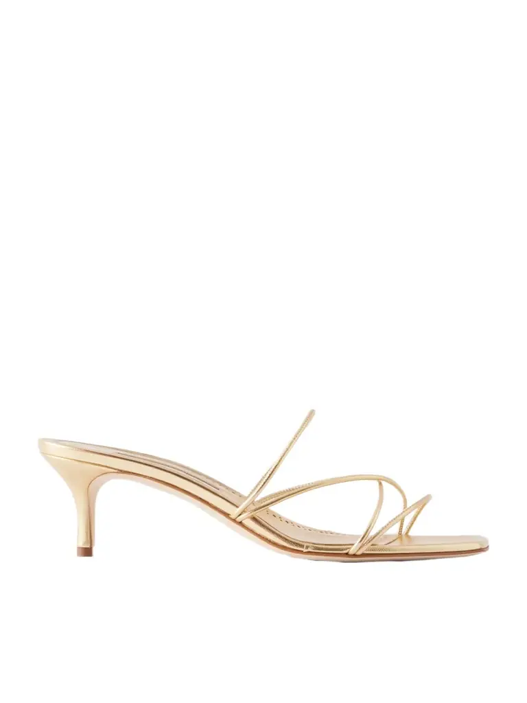 Manolo Blahnik Ninfemu 50 Leather Sandals