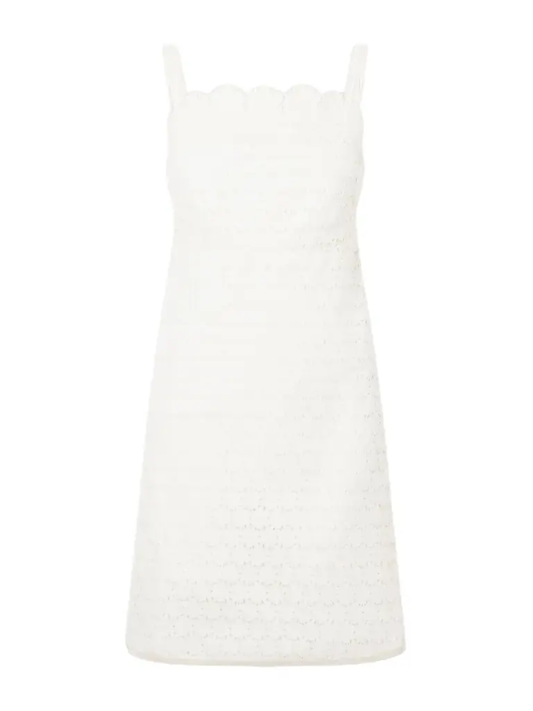 Valentino Garavani Mossi Broderie Anglaise Cotton Mini Dress