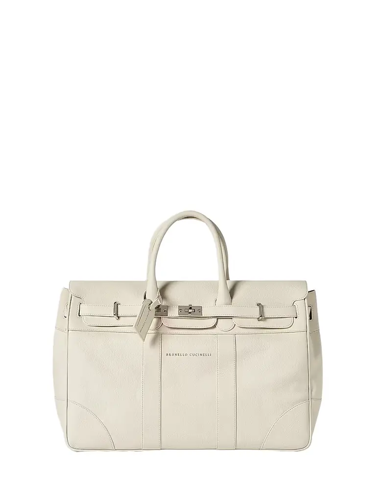 Brunello Cucinelli Men's Grained Calfskin Country Bag - - Women's Bags