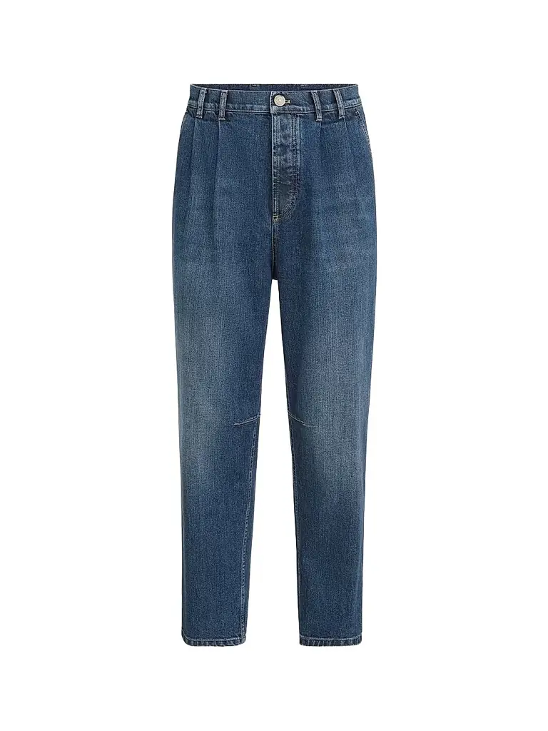 Brunello Cucinelli Men's Comfort Cotton Denim Iconic Fit Five-Pocket Jeans - Medium Denim
