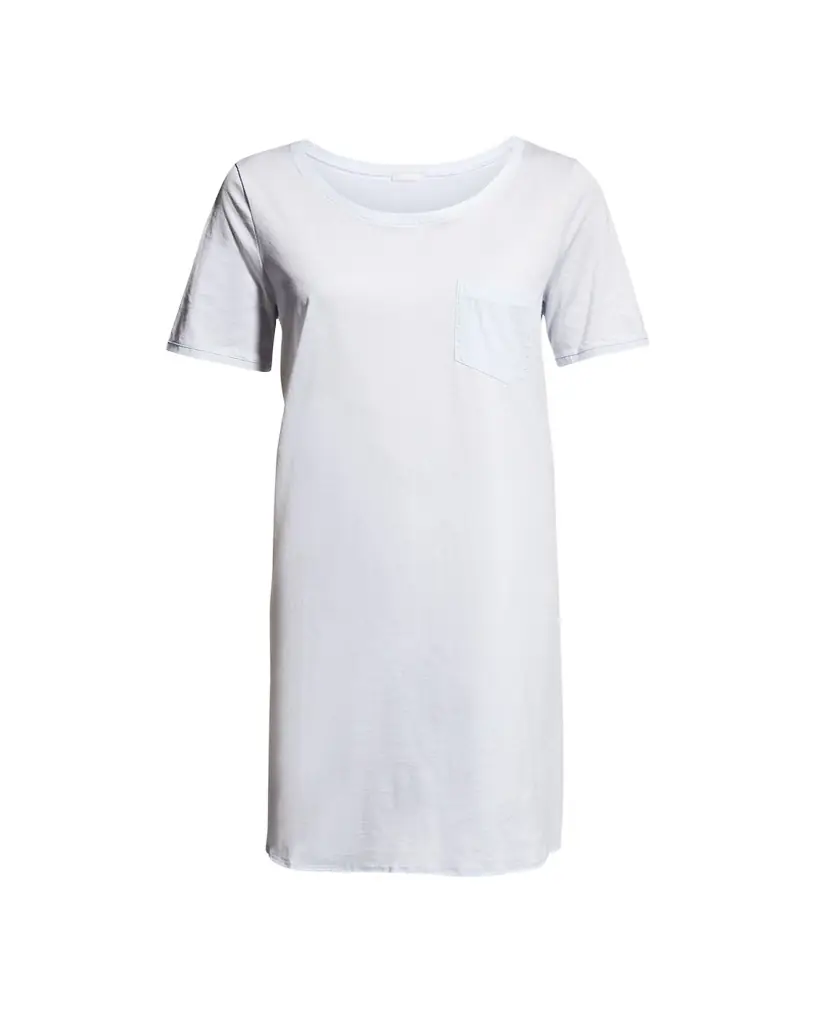 Hanro Cotton Deluxe Short-Sleeve Big Sleepshirt