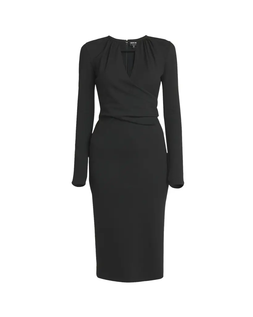 Giorgio Armani Keyhole Milano Jersey Sheath Dress