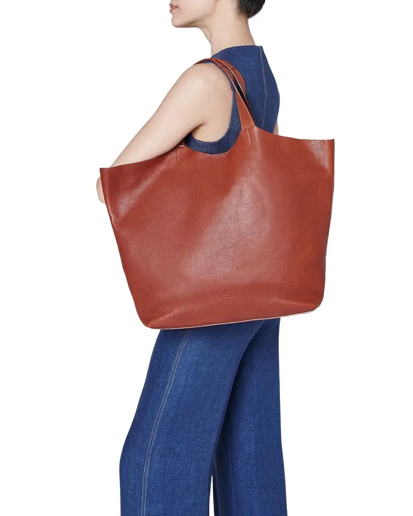 Il Bisonte Le Laudi Leather Tote Bag