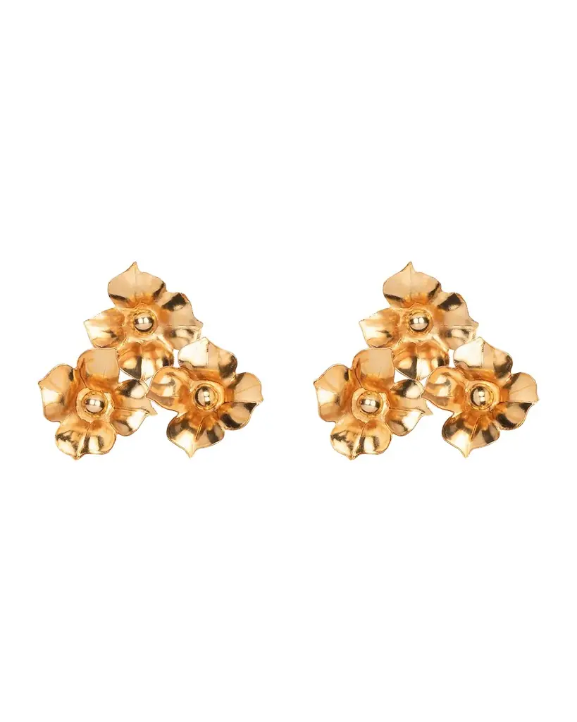 Jennifer Behr Macie Flower Cluster Earrings