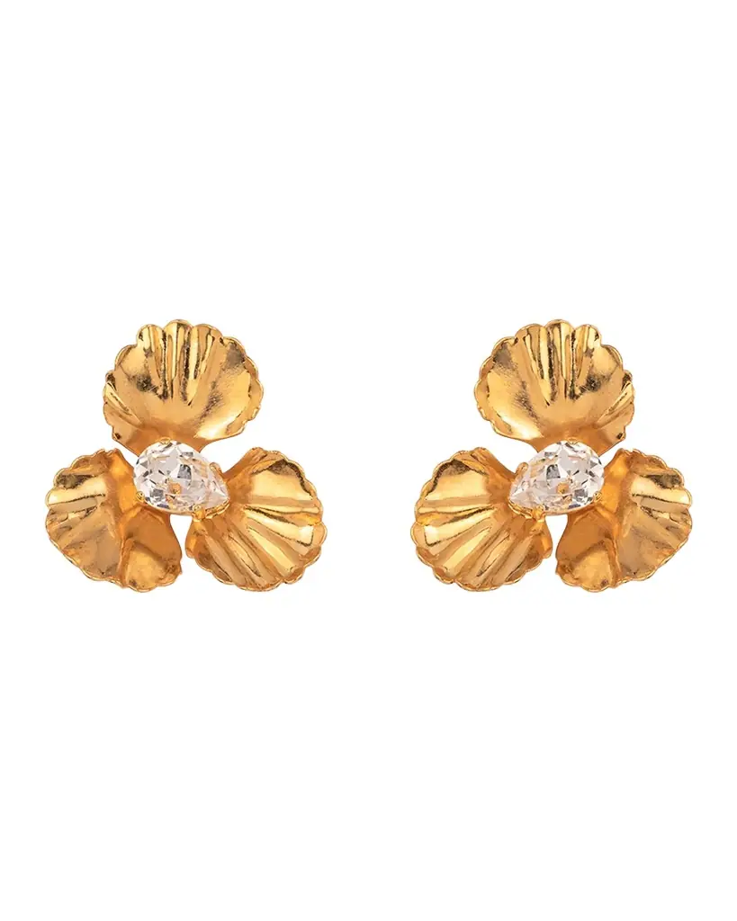 Jennifer Behr Caelyn Flower Earrings