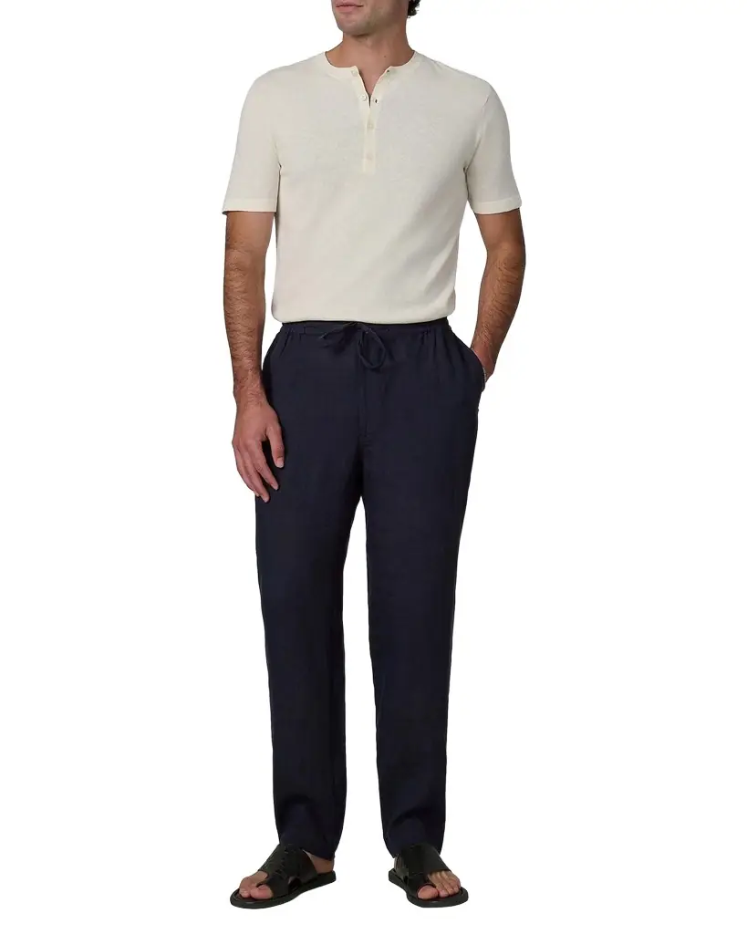 Joe 's Jeans Men 's Linen Relaxed-Fit Drawstring Pants