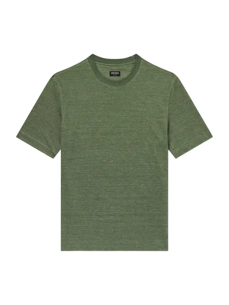 Zegna Oasi Knitted Linen T-Shirt - Men