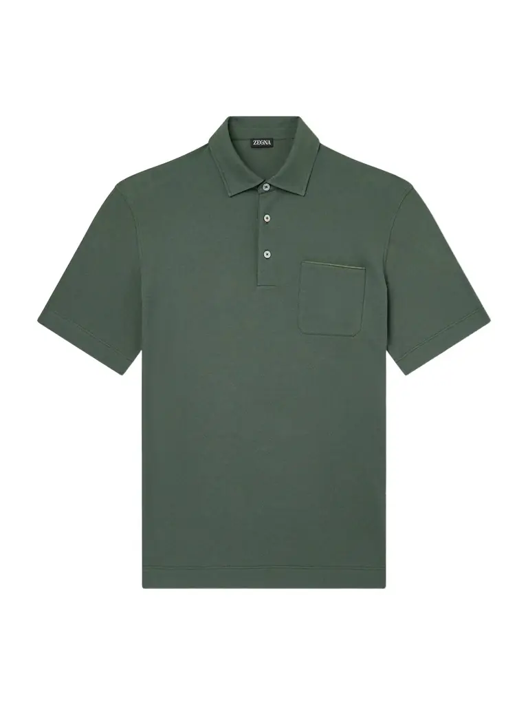 Zegna Cotton-Jersey Polo Shirt - Men