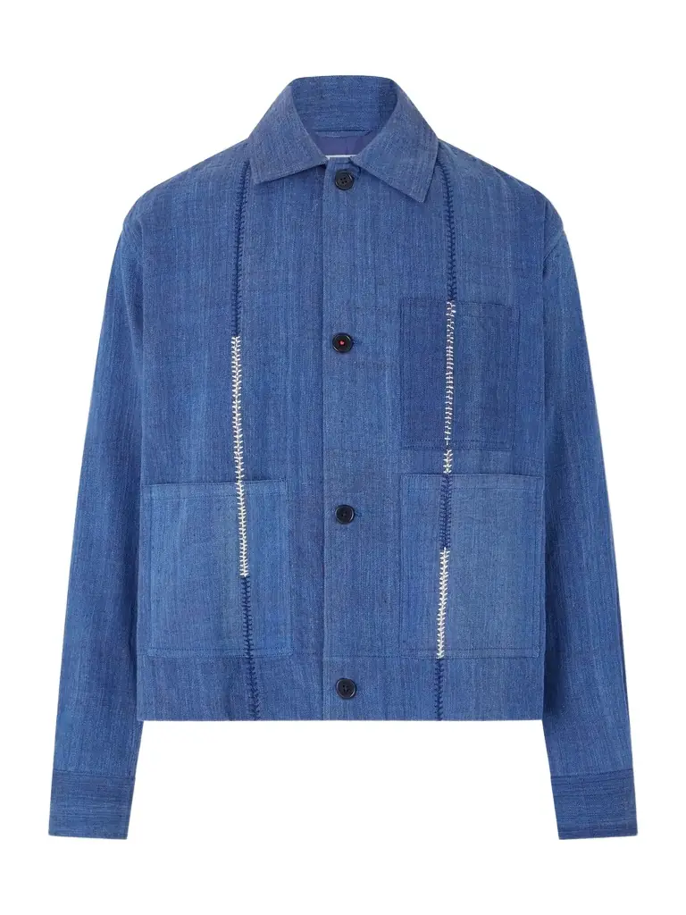 Kardo Bodhi Cotton-Jacquard Jacket - Men