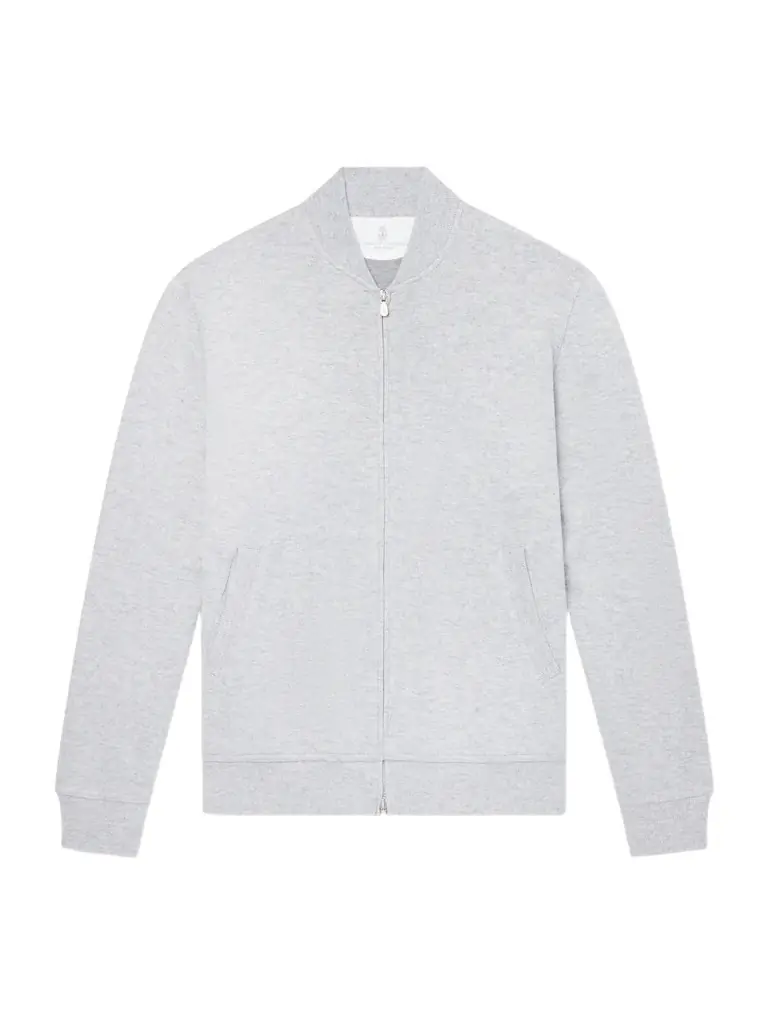 Brunello Cucinelli Cashmere-Blend Zip-Up Sweater - Men