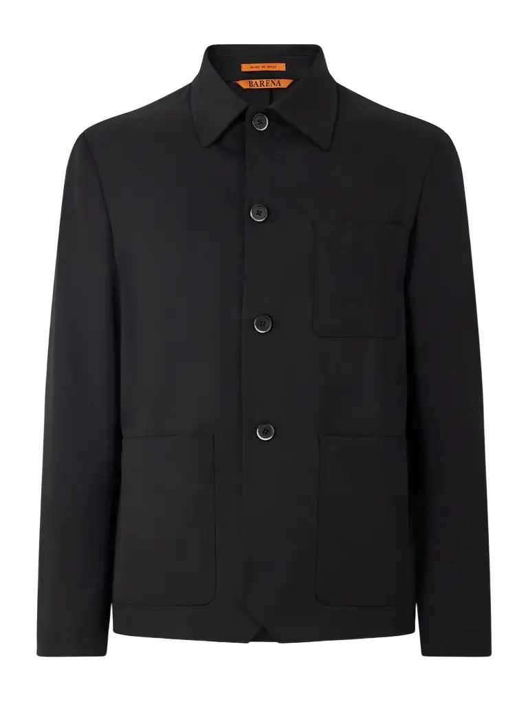 Barena Wool-Blend Gabardine Overshirt - Men