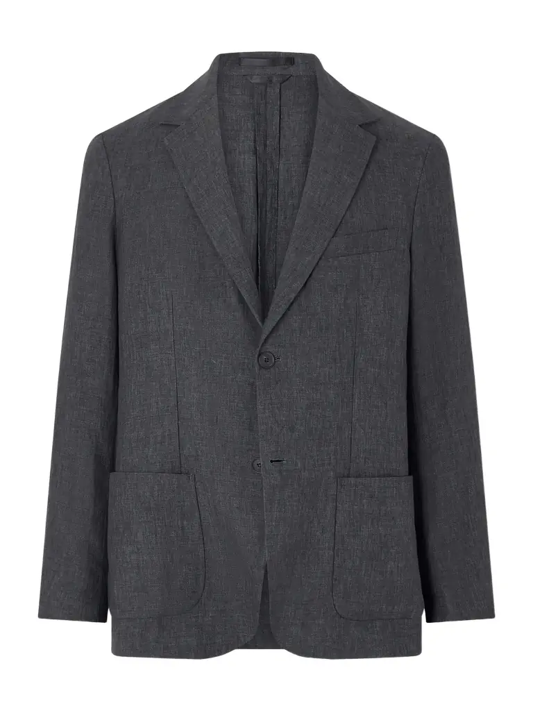 Sunspel Linen Suit Jacket - Men